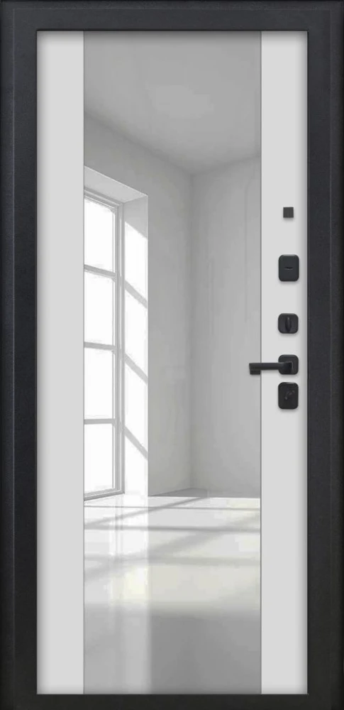 Входная дверь ДвериПРО Аура ФЛЗ -1 белый матовый DPRO220956 внутренняя сторона